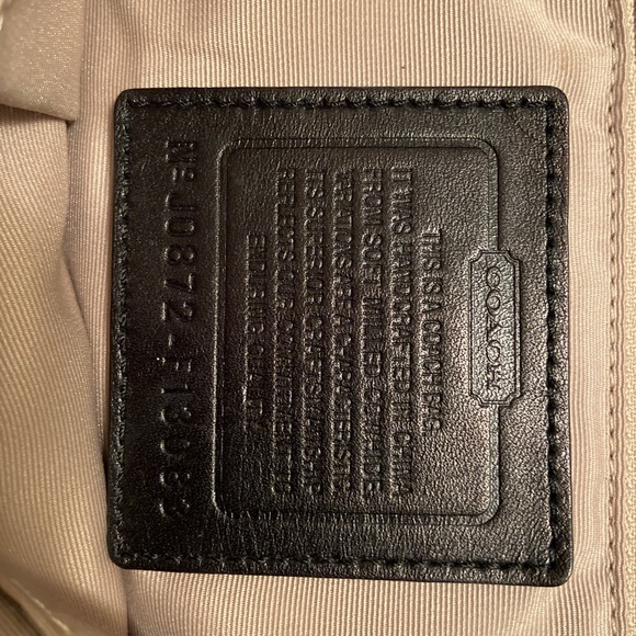 Coach Hamilton Pebbled Lunch Tote Purse - Picture 6 of 7